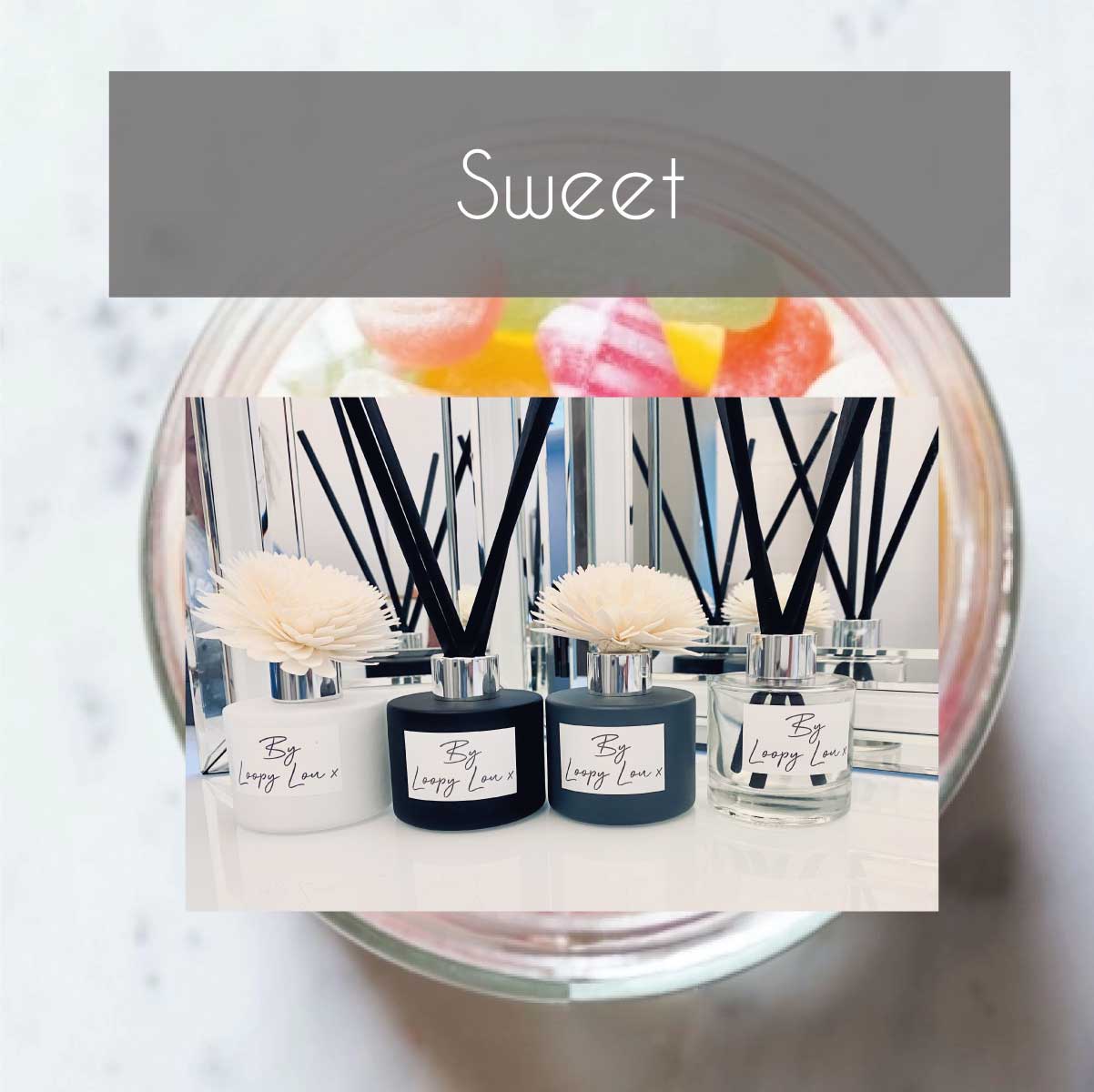 Sweet Fragranced Inspired Highly Scented Reed Diffusers