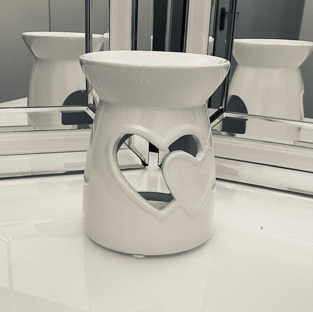 White Heart Wax Warmer