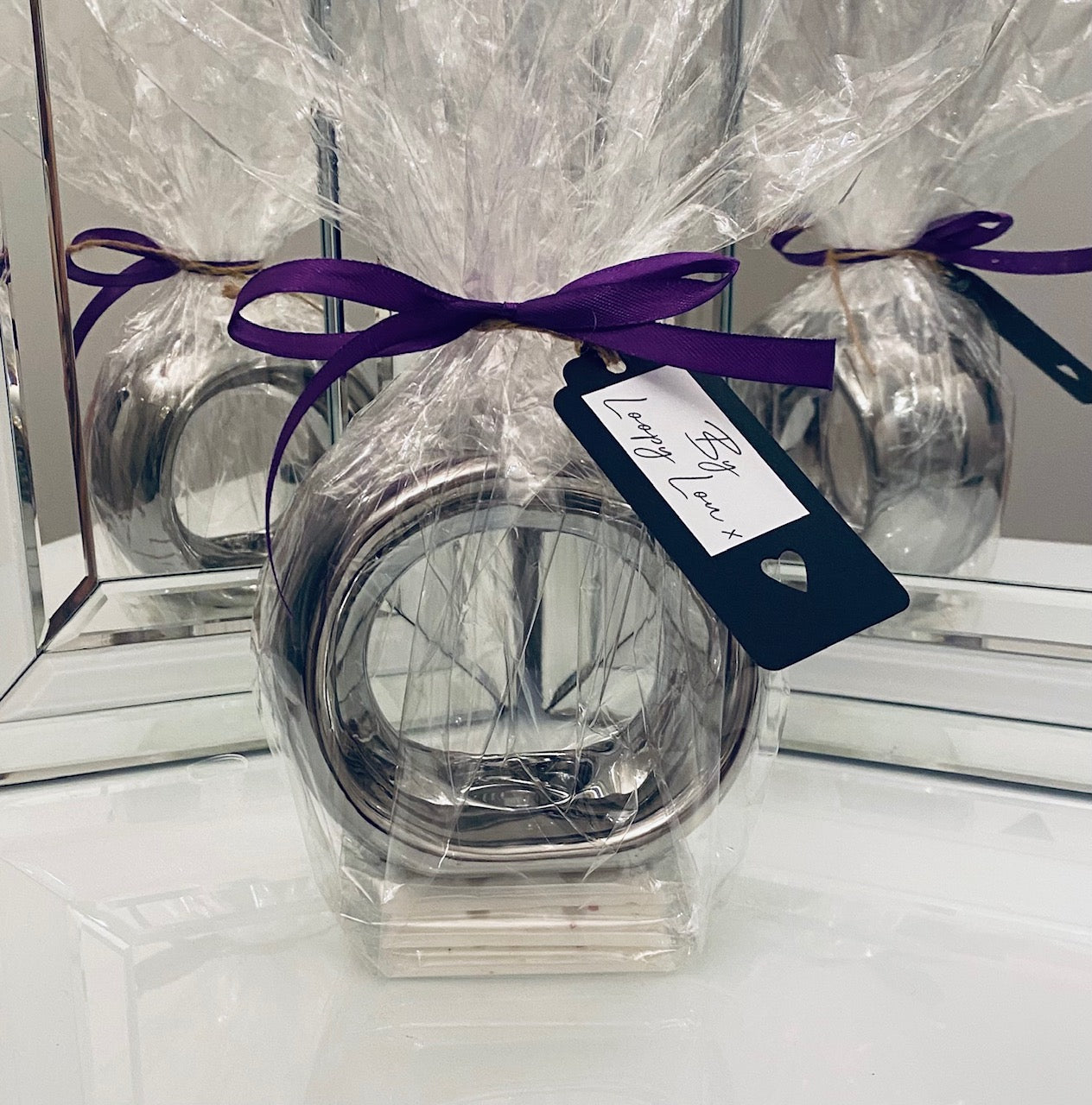 Gift Set Silver Olympic Wax Warmer