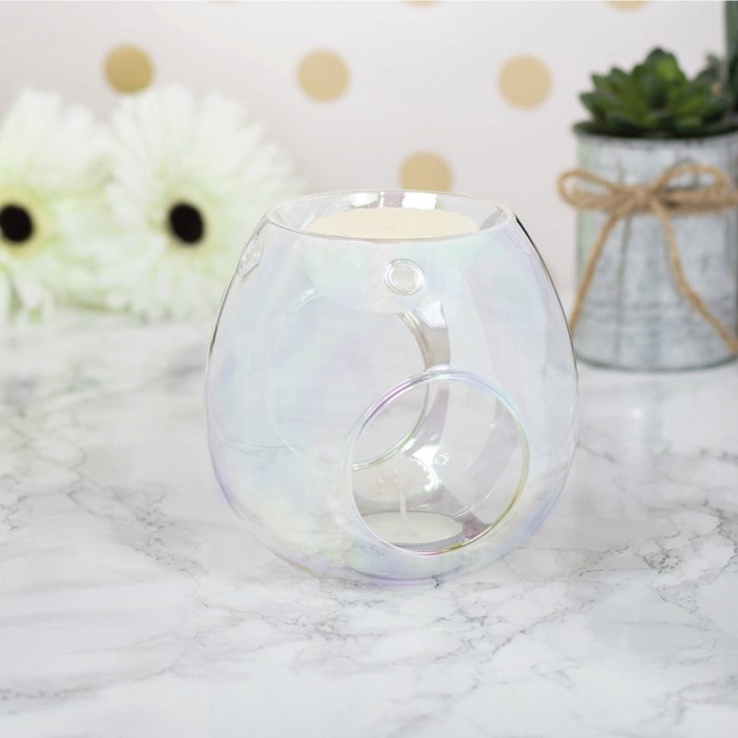 Pearlescent Melt Burner Oil Melt Warmer Clear Lustre