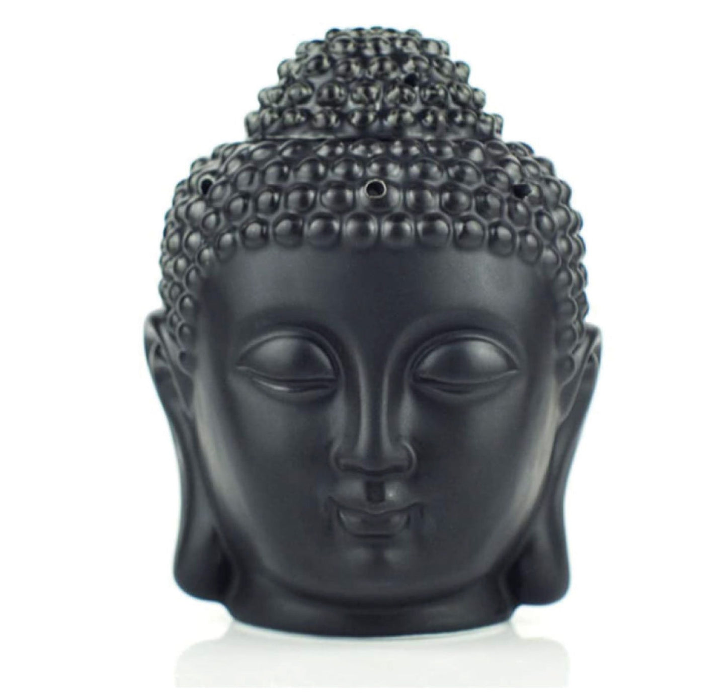 Black Buddha Head Melt Burner Oil Melt Warmer Tea Light