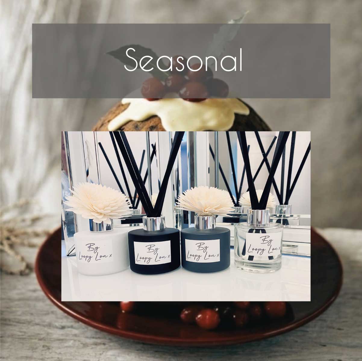 Seasonal Inspired Highly Scented Reed Diffusers