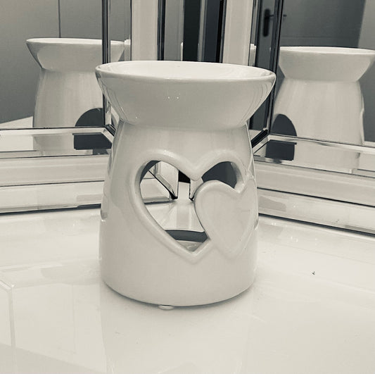 White Heart Wax Warmer