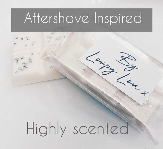 Aftershave Inspired Highly Scented Wax Melt Bars