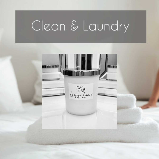 Clean & Laundry Inspired Highly Scented 20cl Candle