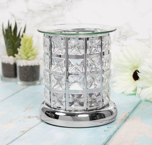 Silver Crystal Melt Burner Oil Melt Warmer