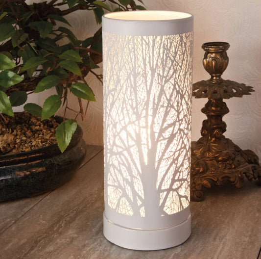 White Tree Touch Sensitive Lamp Melt Burner Electric Aroma Melt Warmer