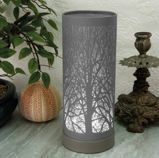 Grey Tree Touch Sensitive Lamp Melt Burner Electric Aroma Melt Warmer