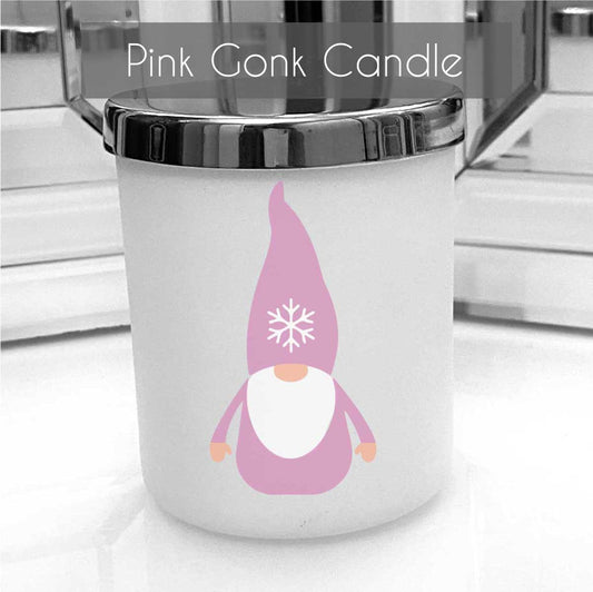 Pink Gonk Christmas Fragrance Inspired Highly Scented 20cl Candles